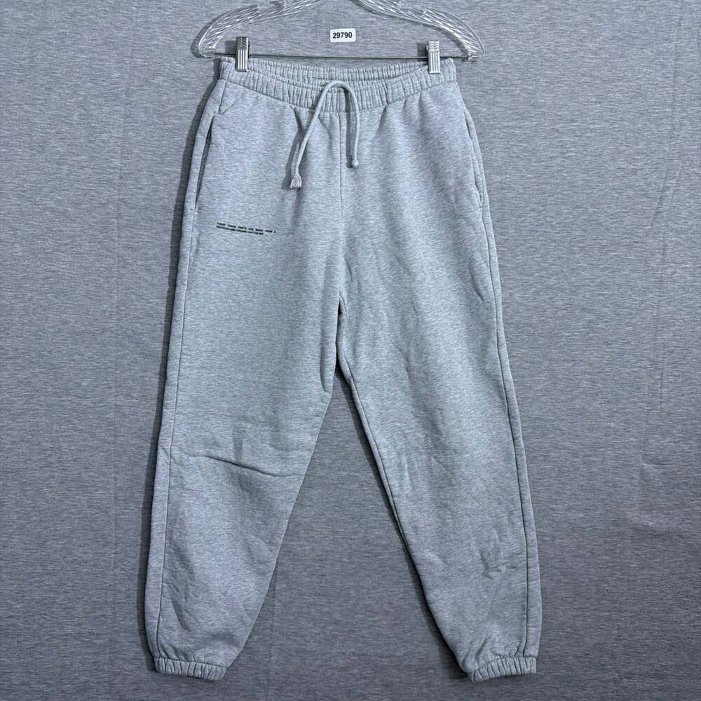 Pangaia Unisex XS Gray Cotton 365 Signature Track Pants Sweatpants Jogger